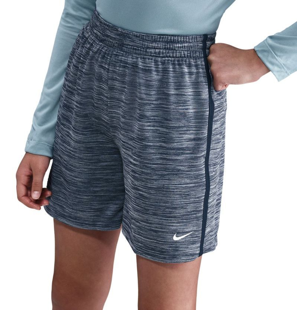 Детские теннисные шорты Nike Kids Dri-FIT Multi Big Training - midnight navy/pure/midnight navy/white