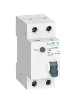 Дифференциальный автомат (АВДТ) Systeme Electric City9 Set 1P+N С40А 6kA 30мА Тип-A