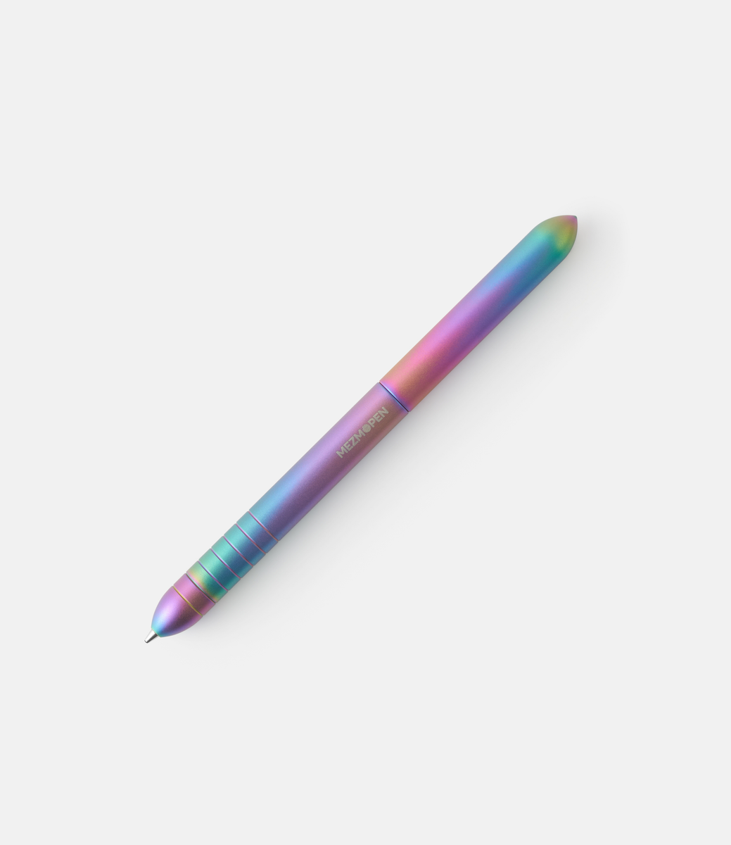 Mezmoglobe Mezmopen Titanium Rainbow — магнитная ручка-трансформер из титана