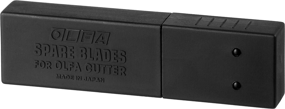 OLFA EXCEL BLACK, 9 х 80 х 0.38 мм, 50 шт, сегментированные лезвия (OL-ABB-50B)