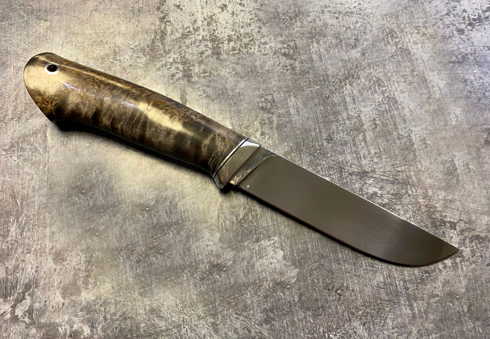 Нож Варан-1, Bohler N690, карельская береза