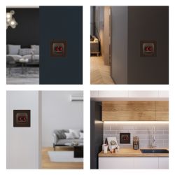 Розетка ЭРА Серия 12 12-3112-13 аудио двойная IP20 бронза | Эра 12