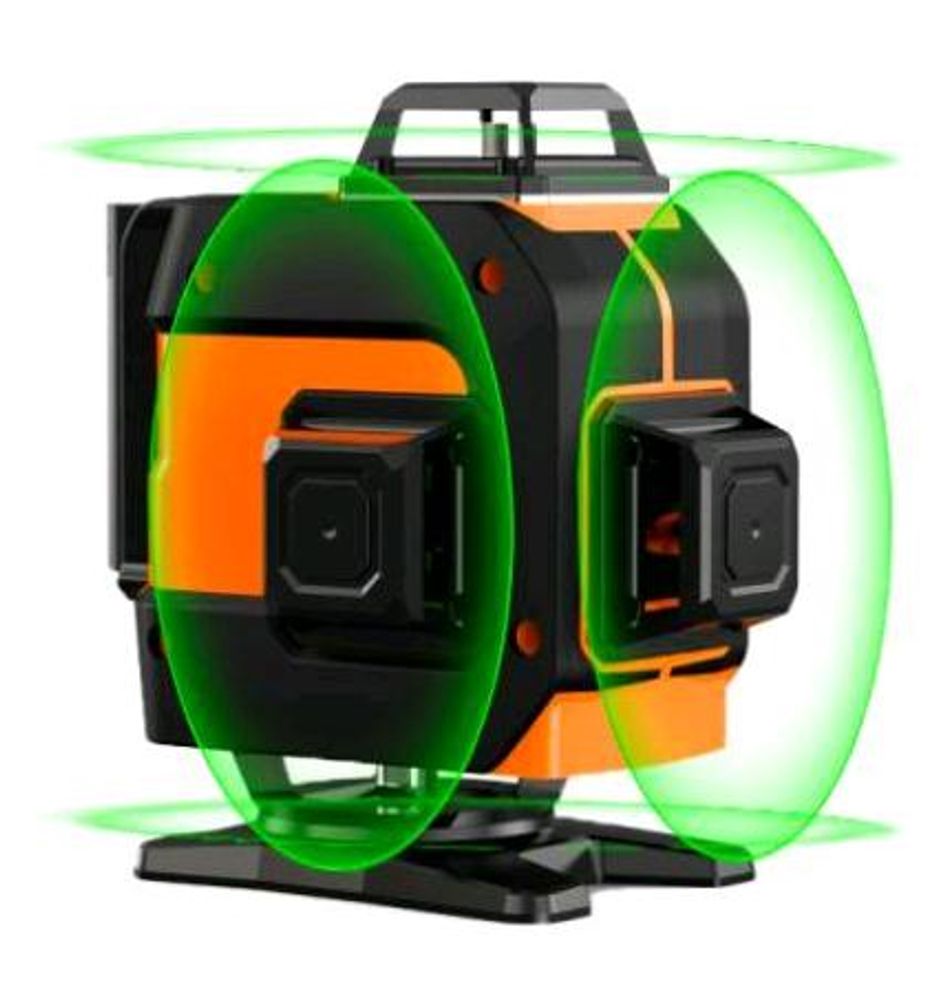 Уровень лазерный MLL-0225G (раб. диап.25м, зел.лазер,360°,16 лучей, фикс., резьба под штат, li-ion) Уровень лазерный MLL-0225G (раб. диап.25м, зел.лазер,360°,16 лучей, фикс., резьба под штат, li-ion)