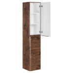 Шкаф Паола (Paola) VSC-2P170RW-R подвесной, 1700*350*350, Темное дерево (R.Wood), правый,