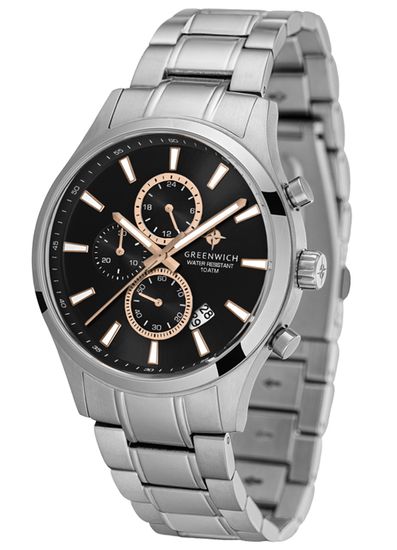Greenwich Navigator GW 053.10.30 - Функциональность и стиль в каждой детали, Мужские наручные часы