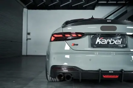 Карбоновая накладка на крышку багажника для AUDI S5 & A5 & A5 S LINE 2020-2025+ B9.5 Ауди обвес
