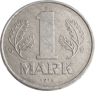 1 марка 1975 Германия (ГДР)