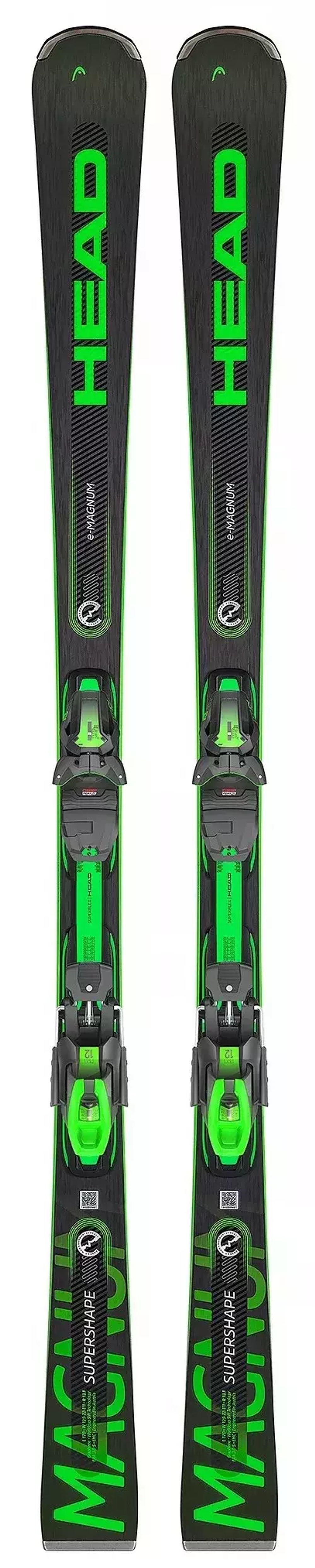 HEAD экспертные универсалы 313303 Supershape e-Magnum SW SF-PR black-neon green 170 см + крепления 100858 PRD 12 GW BR 85 [F]