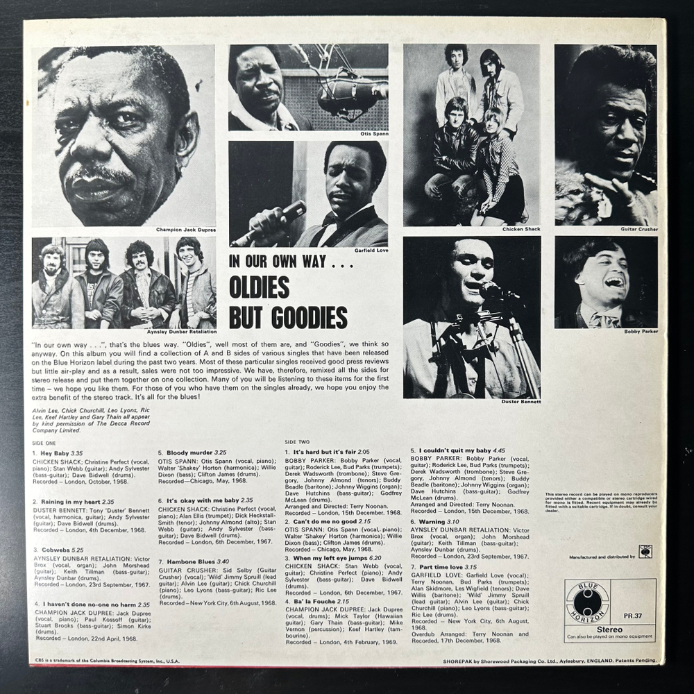 Сборник In Our Own Way...Oldies But Goodies (Англия 1977г.)