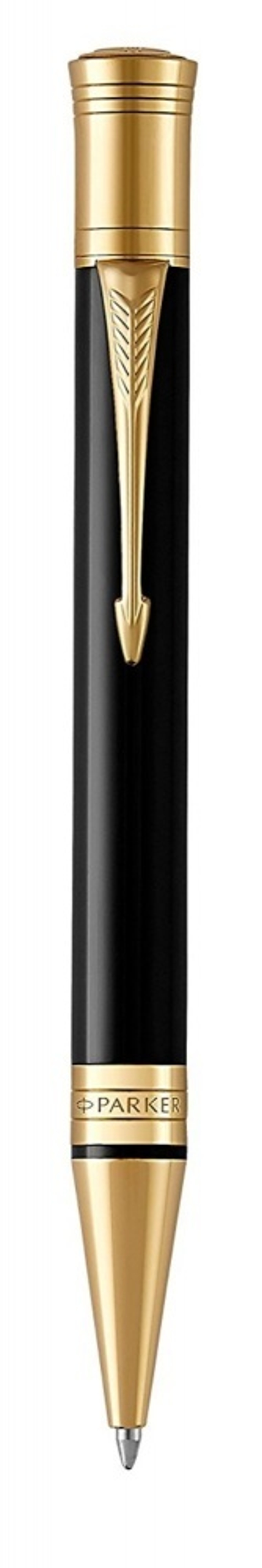 Шариковая ручка Parker Duofold Classic Black GT Fountain Pen 1931386, стержень: M, цвет чернил: black, в подарочной упаковке