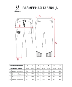 Брюки тренировочные JÖGEL NATIONAL PerFormDRY 3/4 Training Pants, темно-синий