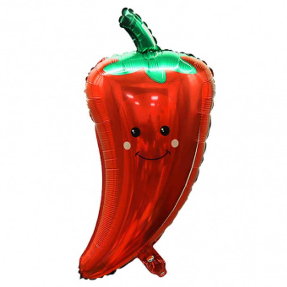 К Шар-фигура, фольга, "Перец Чили" (Веселая затея), 26"/66 см (БГ-)