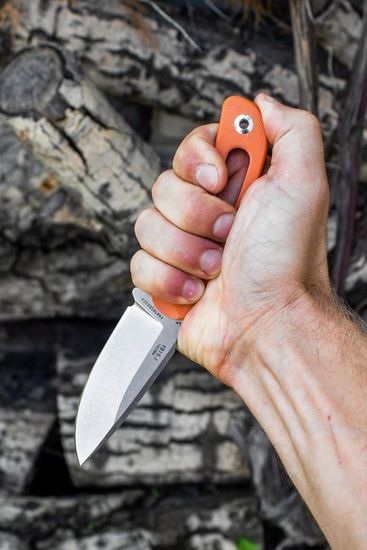 Складной нож Ruike Hornet F815 оранжевый c клинком из стали Sandvik™ 14C28N, рукоять G10