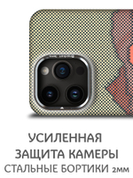 Дизайнерский чехол для IPHONE 14 PRO MAX с камерой-подставкой и MagSafe