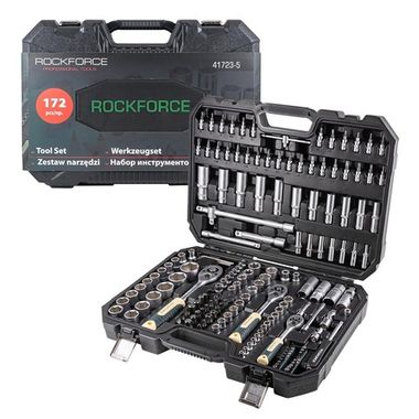 Набор инструментов 172пр. 1/4'', 3/8'', 1/2''(6гр.)(4-32мм) RockForce##Rock FORCE RF-41723-5