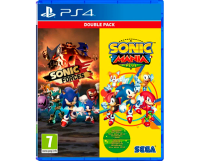 Sonic Mania Plus & Sonic Forces Double Pack (PS4) NEW