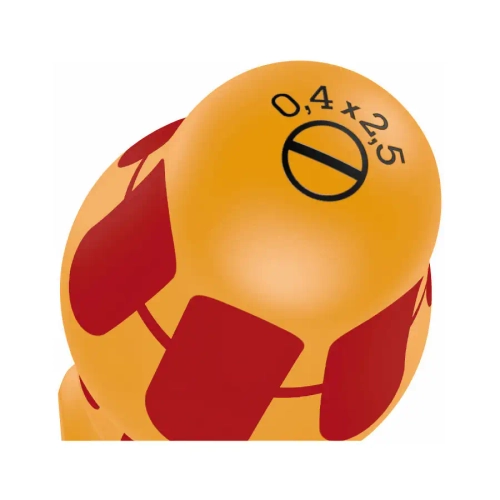 Изолированная отвёртка 1060 i VDE Kraftform, шлицевая 0,4х2,5 мм WERA 05051580001