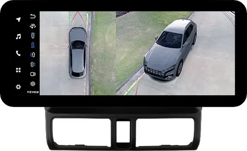Магнитола для Honda CR-V 2 2000-2006 - Teyes LUX ONE 360 монитор 12.3" 2K QLED на Android 10, Быстрая, CarPlay, 4G SIM-слот, 4 камеры в комплекте