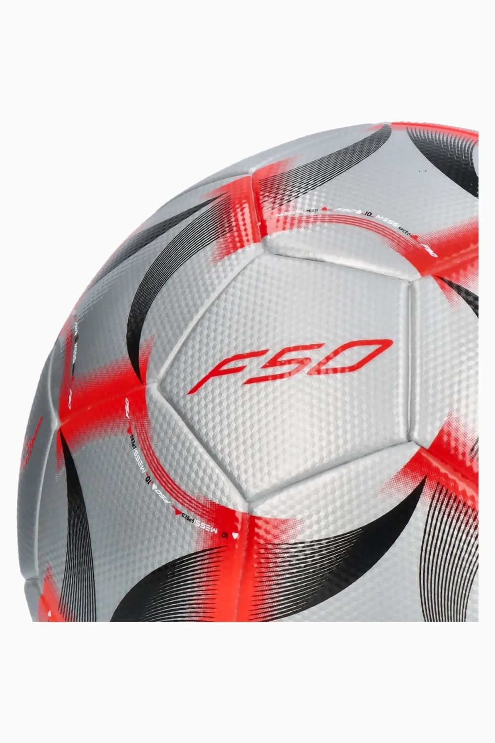 Футбольный мяч adidas Messi League размер 4 - серебряный