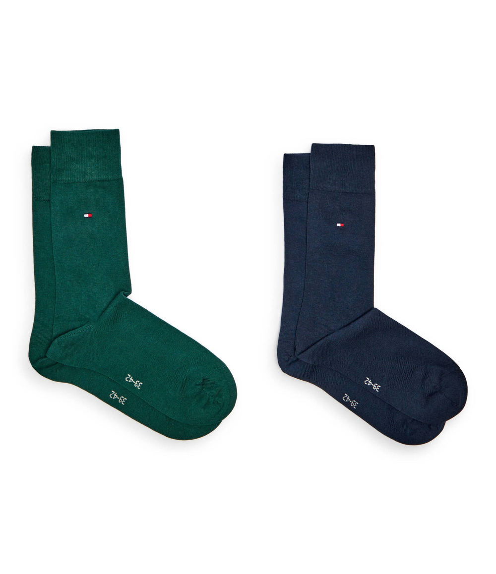носки 2 пары Tommy Hilfiger - темно-синий(371111)