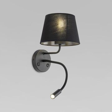 Настенный светильник с тканевым абажуром 1*E27/1*G9 10081 чёрный Maja TK Lighting