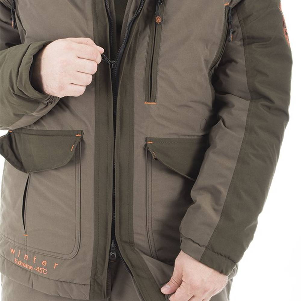 Костюм мужской зимний "Dikson" -45, canada, олива, ХСН