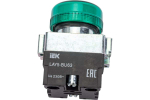 Индикатор LAY5-BU63 d=22мм зеленый IEK