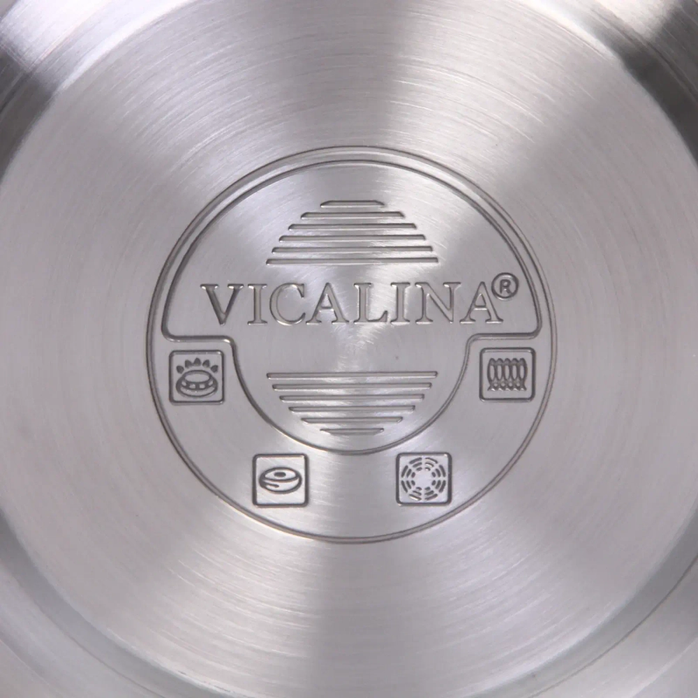 Чайник из нержавеющей стали 2,5л «Vicalina» Мирель белый VL-9236
