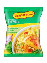 Лапша Роллтон С курицей на домашнем бульоне 60 г