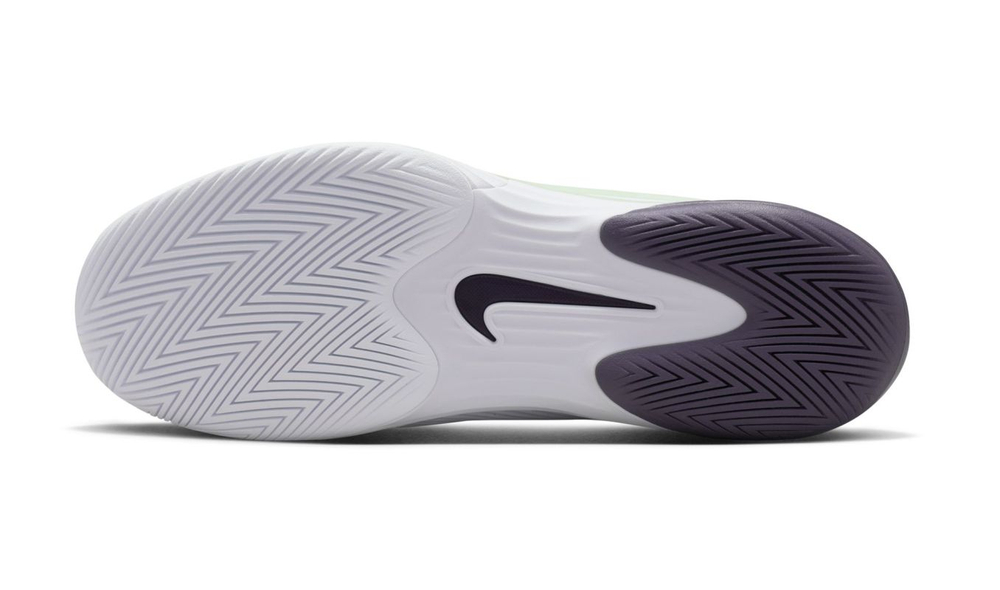 Мужские кроссовки теннисные Nike Zoom Vapor 12 - white/dark raisin/volt tint