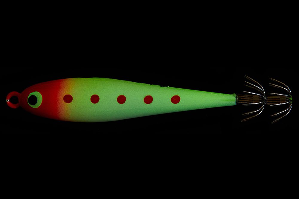 Кальмарница HIGASHI Squid Paint sinker 150g #05 Red Head Spots