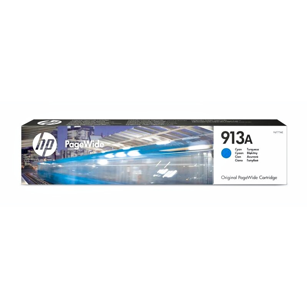 Картридж HP 913A (F6T77AE) для Pagewide Pro 352/377/452/477, Managed P55250/P57750 голубой (3k)
