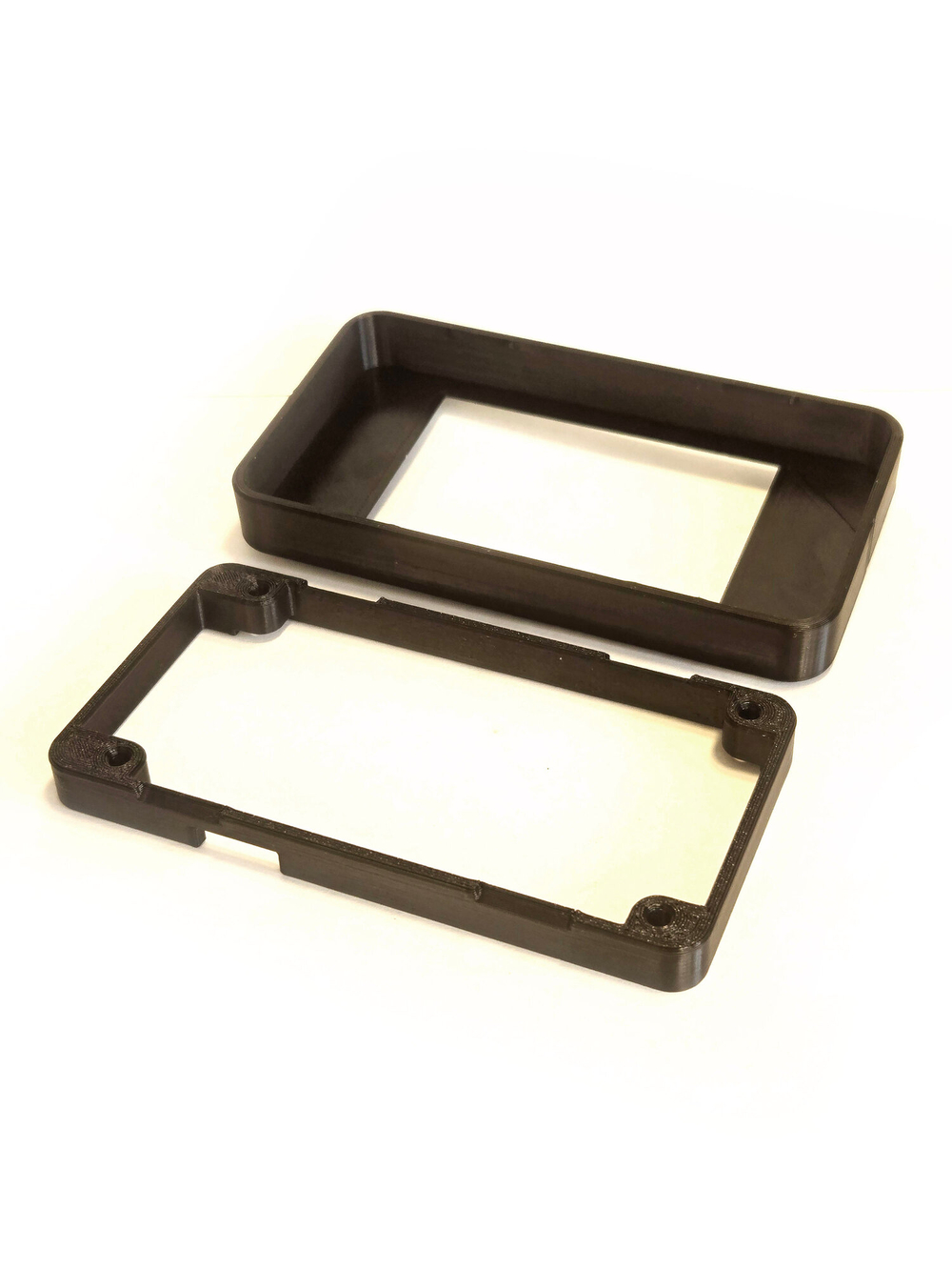Накладной корпус-крышка для экрана 3.5" NX4832K035, 3D печать, черный