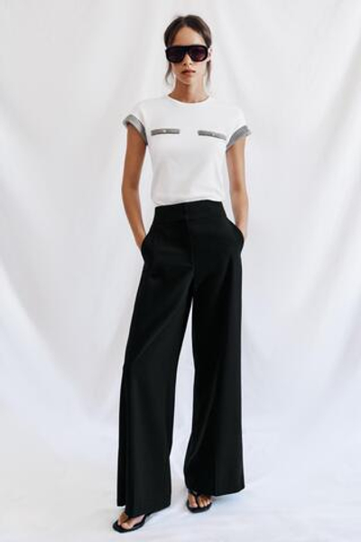 ФУТБОЛКА С ФУРНИТУРОЙ И ПУГОВИЦАМИ — ZARA