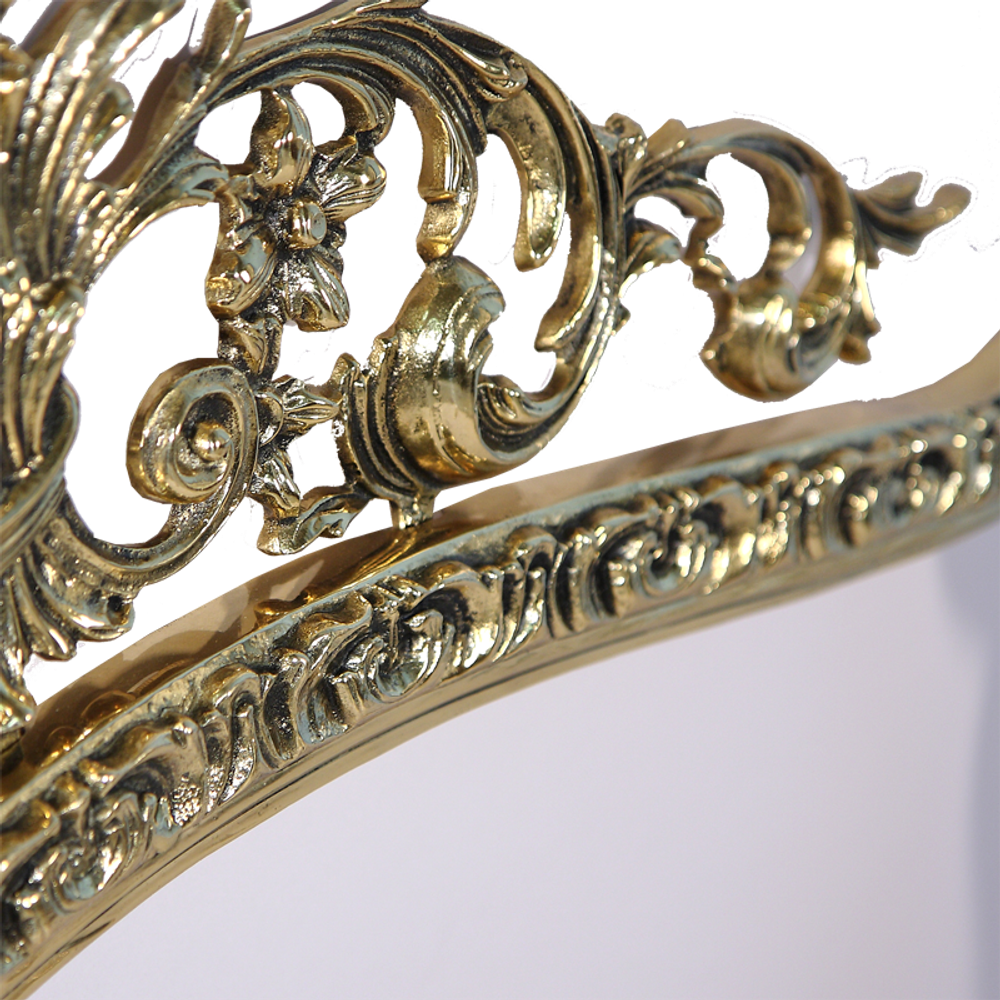 Bello De Bronze Зеркало "Конша" в раме, золото