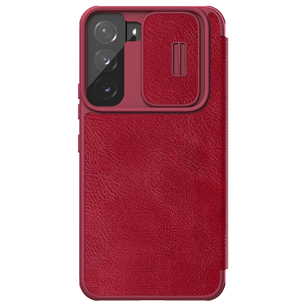 Кожаный чехол-книжка Nillkin Leather Qin Pro для Samsung Galaxy S22 Plus