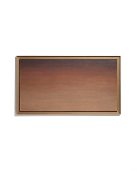 Абстрактная картина ручной работы Breon оранжевый цвет, 85 x 150 см