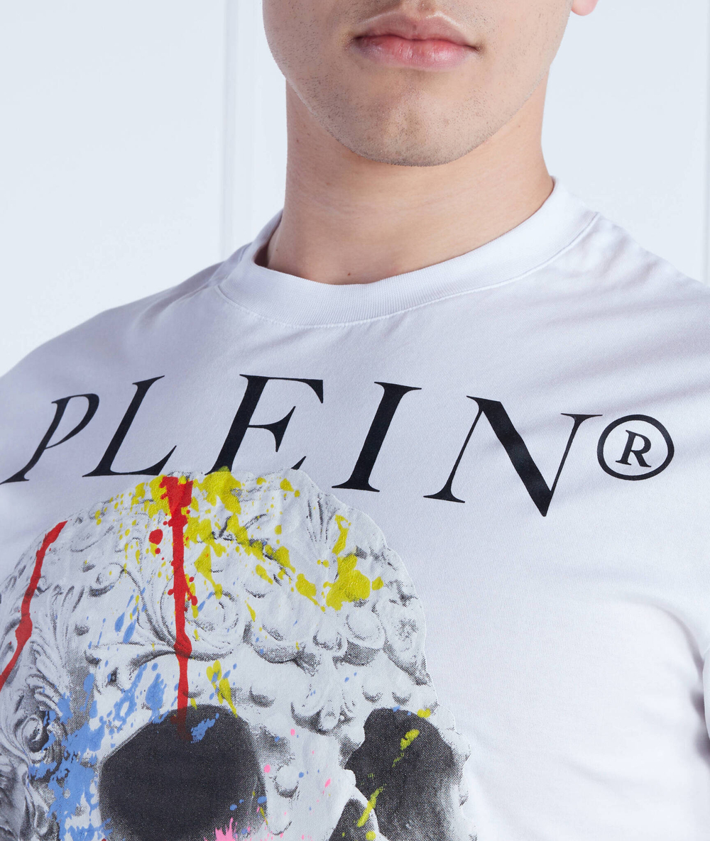 Футболка Philipp Plein - белый(MTK6140 PJY002N)