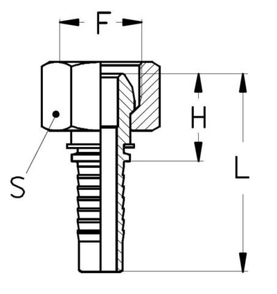 Фитинг DN 16 DKL (Г) 26x1.5