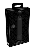 Черная перезаряжаемая вибропуля Imperial - 10 см. (Цвет: черный)