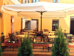 Зонт профессиональный 3х4 м Scolaro Napoli Standard, антрацит, слоновая кость
