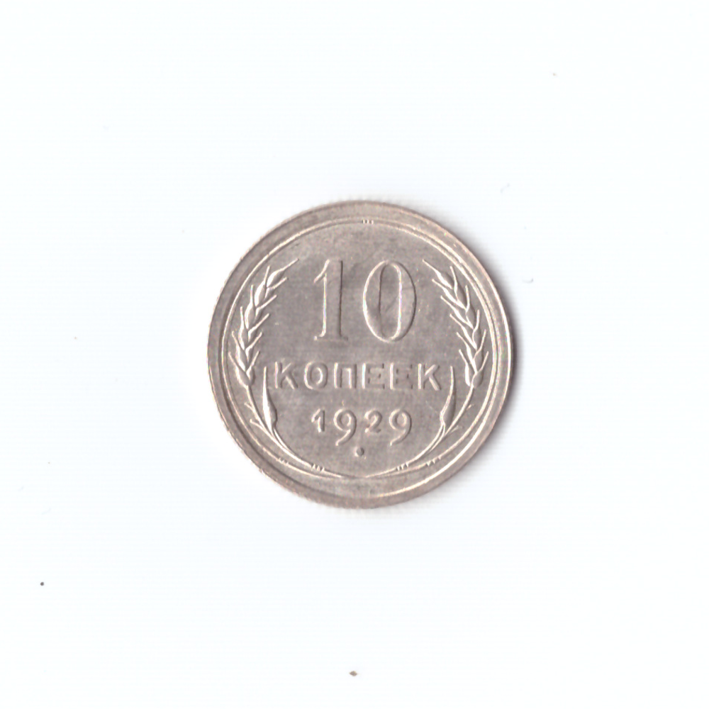 10 копеек 1929г XF