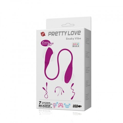 Двусторонний вибратор Pretty love перезаряжаемый