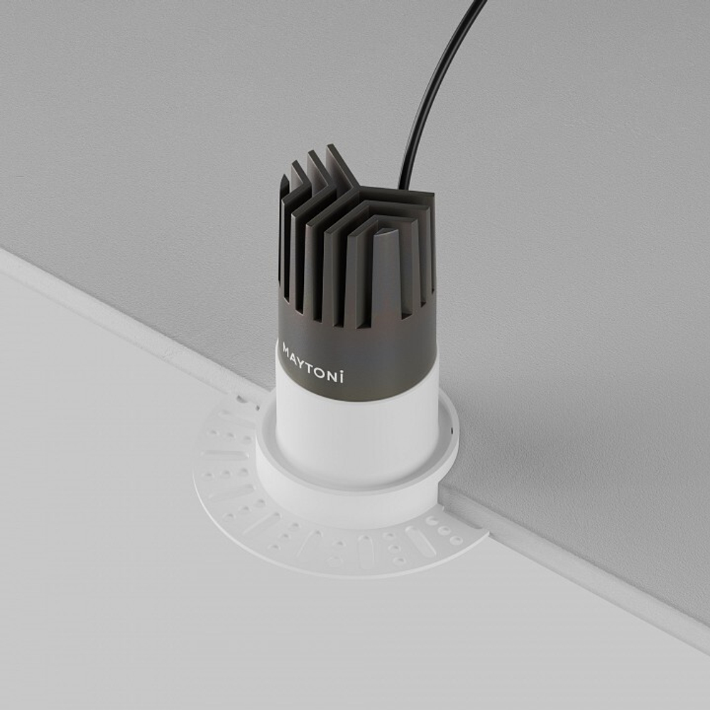 Встраиваемый светильник Maytoni  DL120-10W-3K-TRS-W