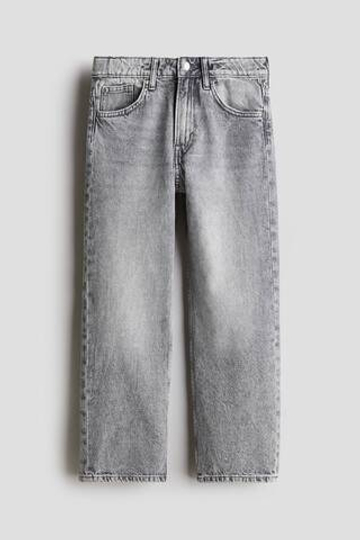 H&M Джинсы свободного кроя, светло-серый