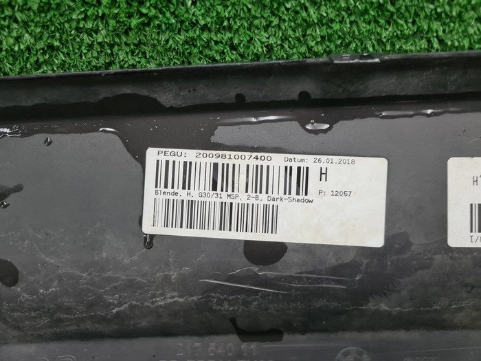 Юбка заднего бампера BMW 5er G30 (17-20) M-paket