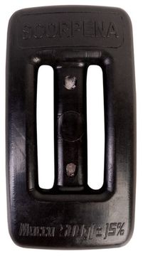 Груз обтекаемый полумягкий Scorpena 0.5 кг черный