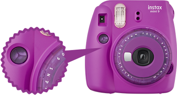 Fotoaparat - Fujifilm instax Mini 9 Camera  - Purple