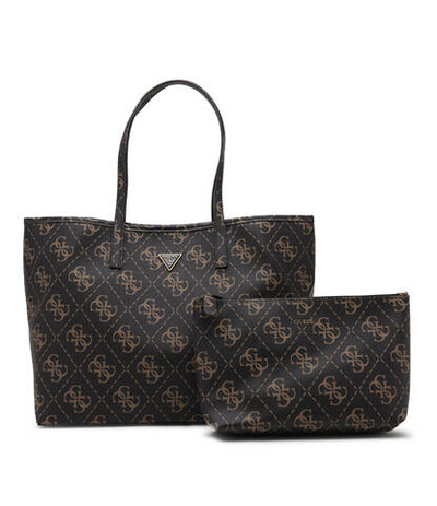 Сумка-шопер 2в1 VIKKY LARGE TOTE Guess - каштановый(HWOS69 95290)
