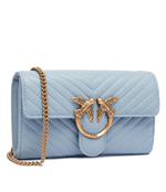 Кожаный кошелек LOVE ONE WALLET C Pinko - голубой(100062 A0GK)